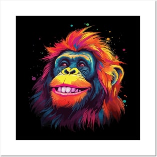 Orangutan Smiling Posters and Art